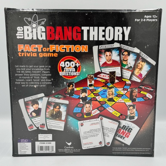 The Big Bang Theory Fact or Fiction Trivia Game New Sealed - Picture 3 of 3